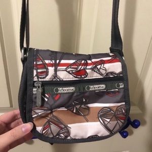 LeSportsac Sofia Small Crossbody Bag with Hearts